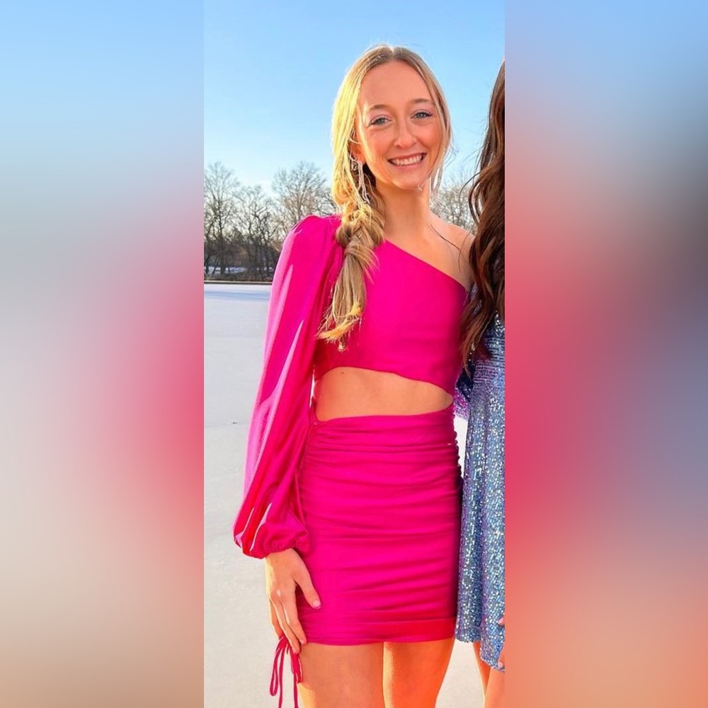Pink homecoming dress